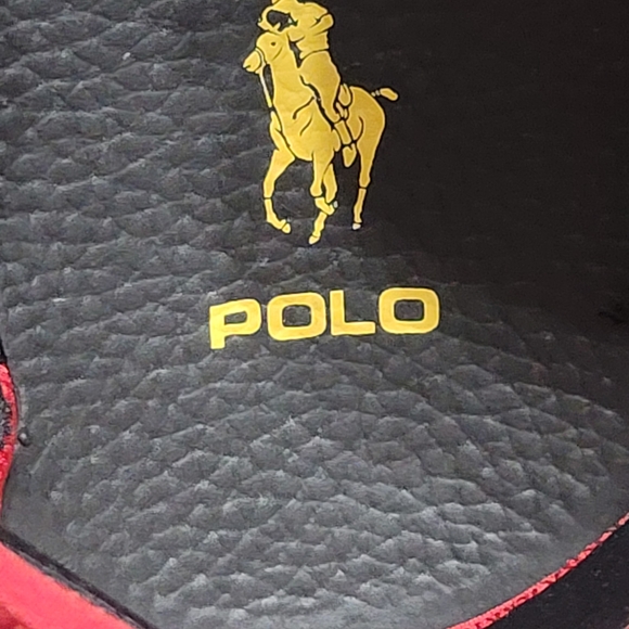 NWOT Polo Ralph Lauren Adventure Multi Colored Sandals - Black and Red Men Sz8 - Picture 8 of 8